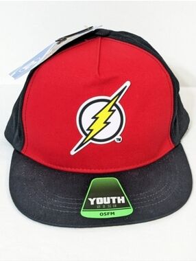 NWT Marvel DC Comics Flash Boys Officially Licensed Baseball Hat With Flat Brim